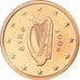 REPUBBLICA D’IRLANDA, 2 Euro Cent, 2009, FDC, Acciaio placcato rame, KM:33