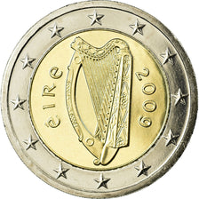 IRELAND REPUBLIC, 2 Euro, 2009, MS(65-70), Bi-Metallic, KM:51