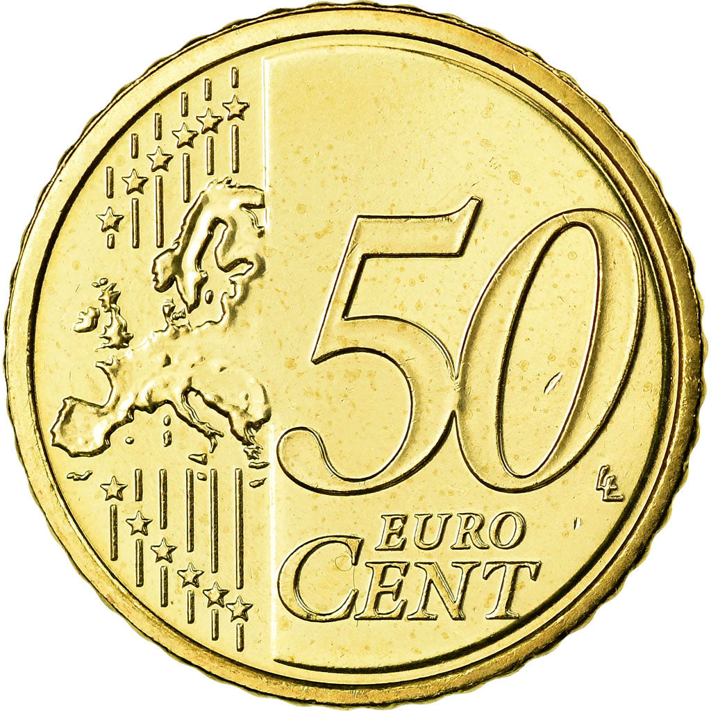REPÚBLICA DE IRLANDA, 50 Euro Cent, 2010, FDC, Latón, KM:49