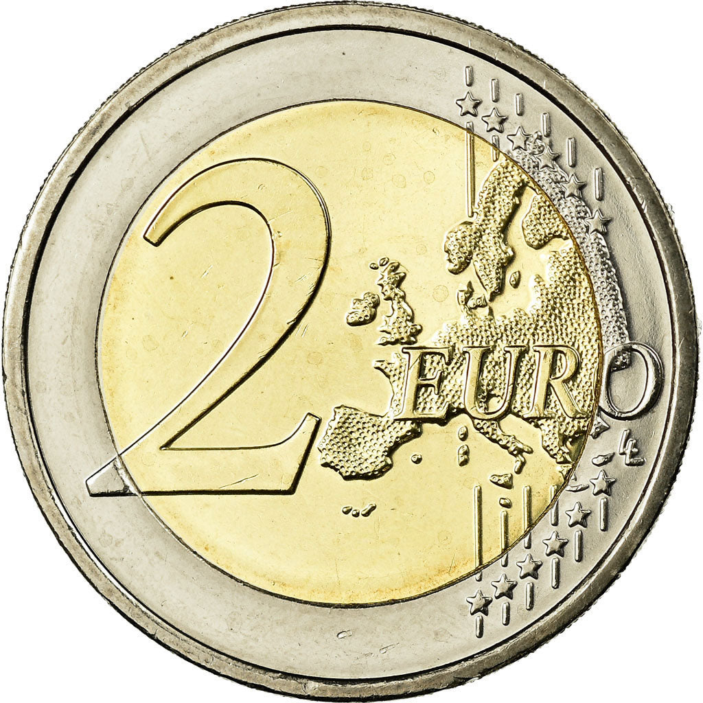 IRELAND REPUBLIC, 2 Euro, 2010, MS(65-70), Bi-Metallic, KM:51