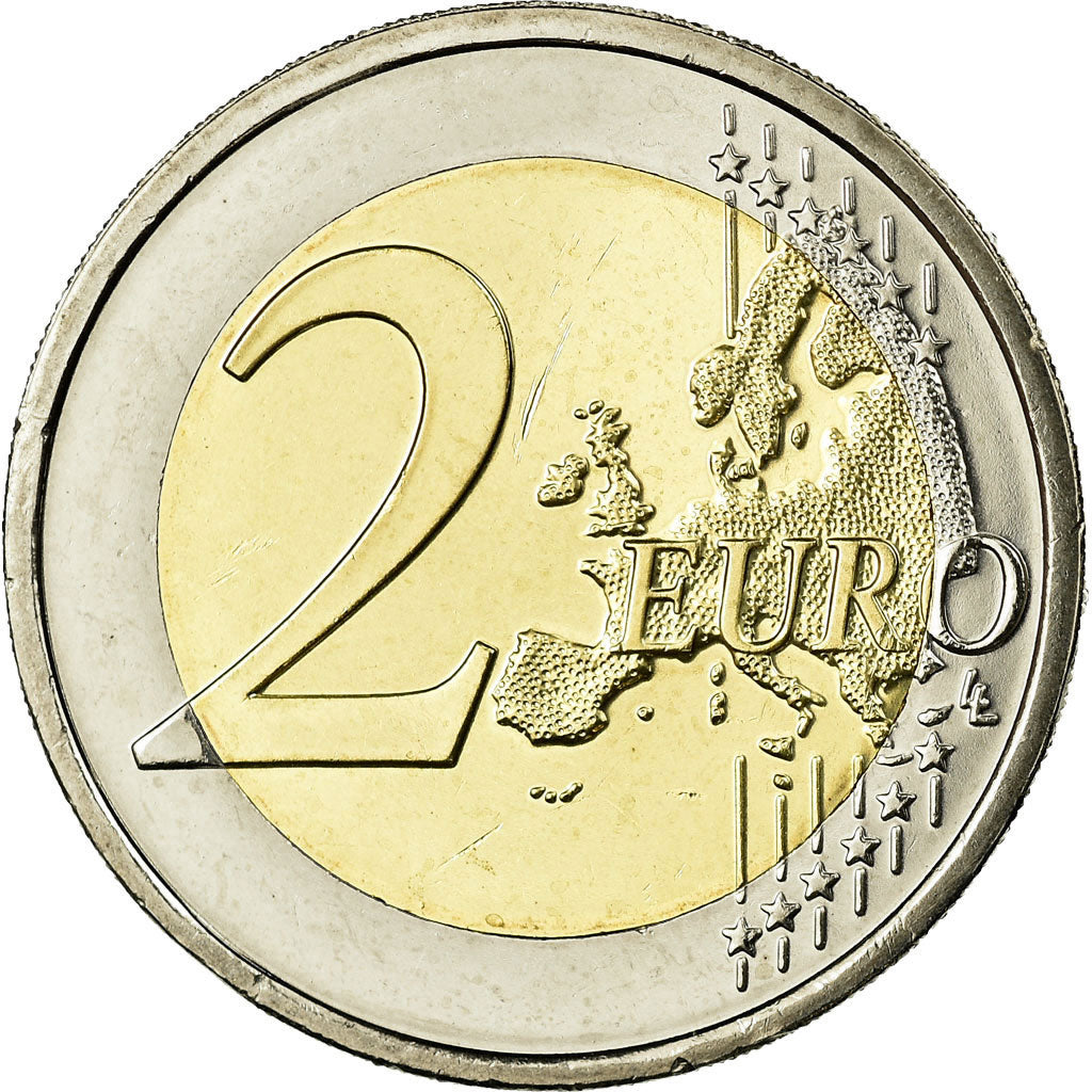 IRELAND REPUBLIC, 2 Euro, 2010, MS(65-70), Bi-Metallic, KM:51