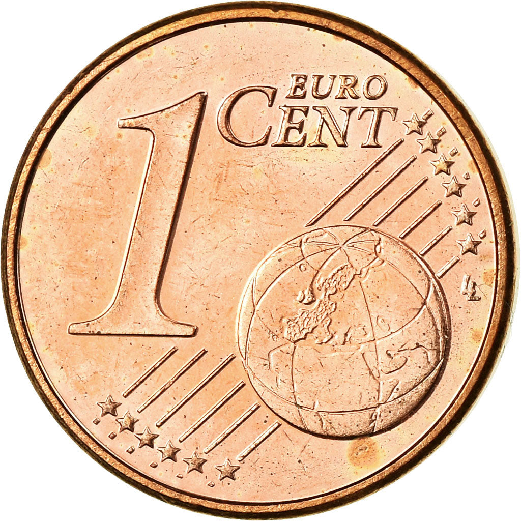 Luksemburg, Euro Cent, 2002, EF(40-45), Miedź platerowana stalą, KM:75