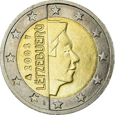 Luxembourg, 2 Euro, 2003, EF(40-45), Bi-Metallic, KM:82