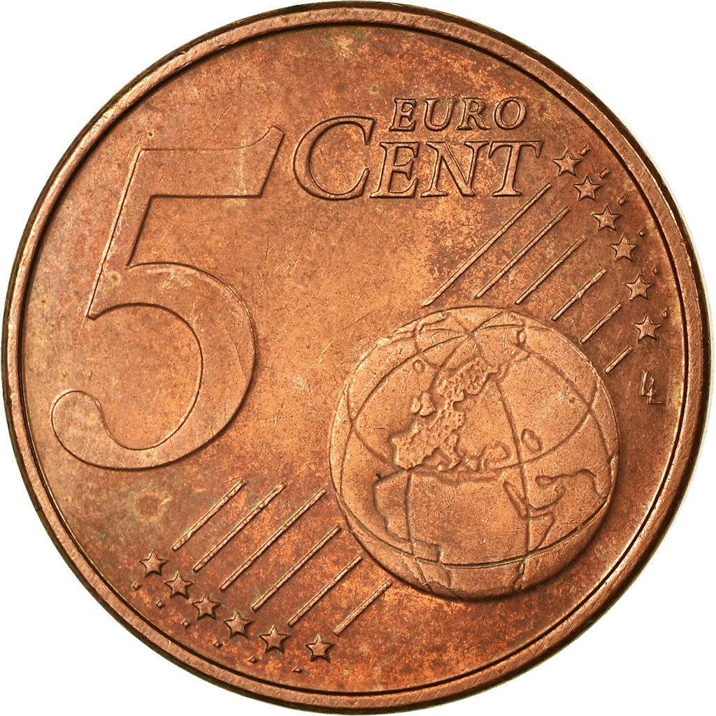 Luxemburg, 5 Euro Cent, 2004, ZF, Copper Plated Steel, KM:77