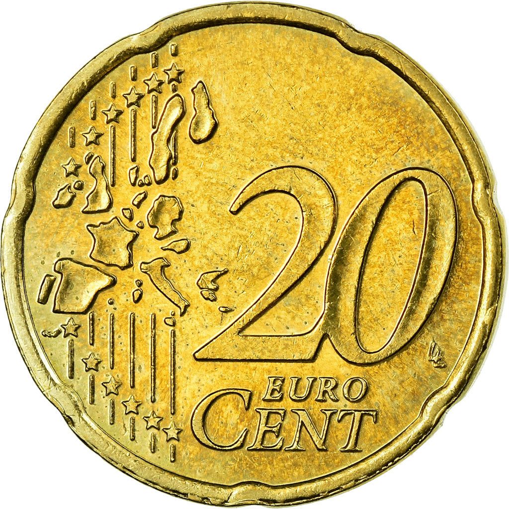 Luxembourg, 20 Euro Cent, 2004, SUP, Laiton, KM:79