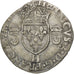 FRANCE, Douzain aux croissants, 1550, La Rochelle, EF(40-45), Billon, Sombart...