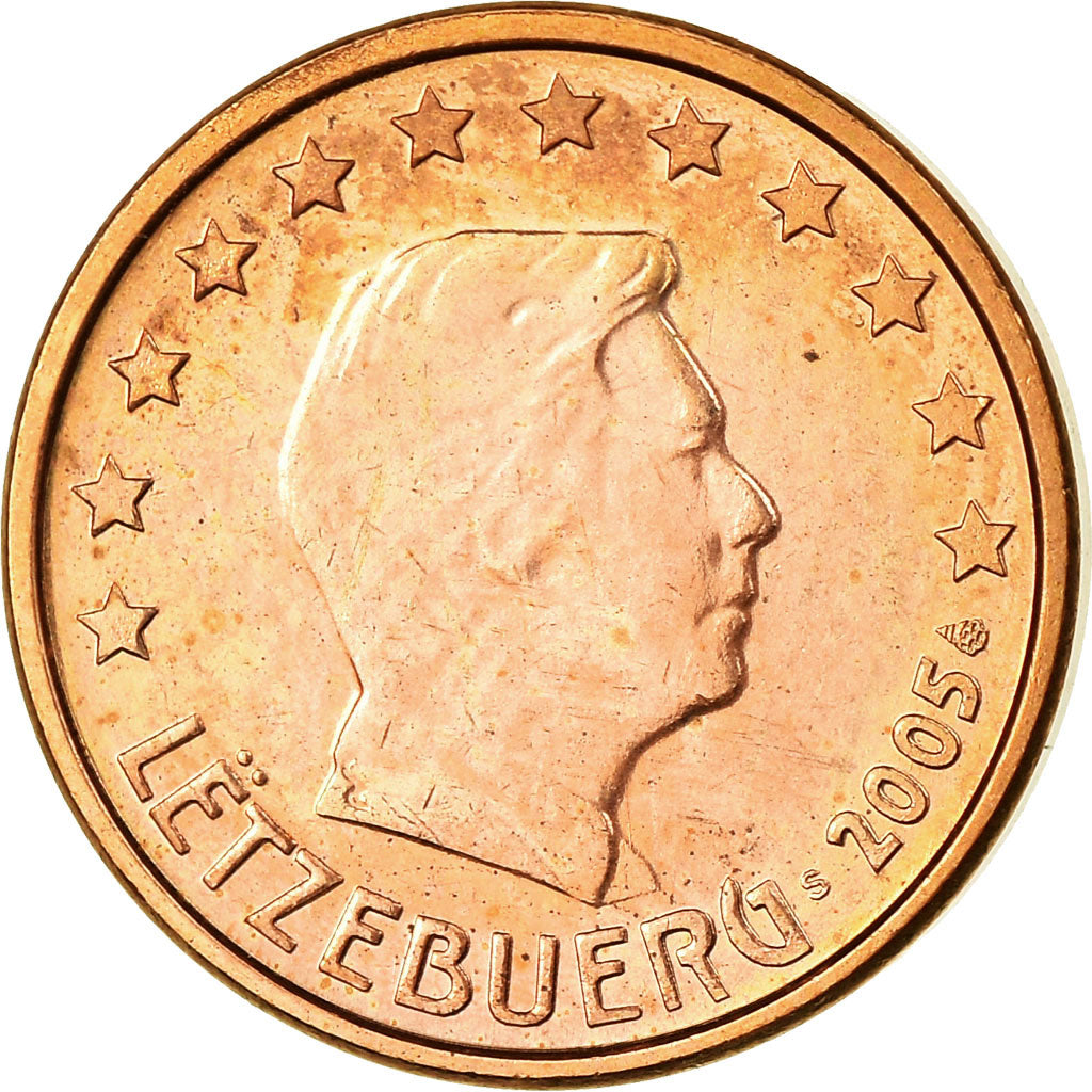 Luxembourg, Euro Cent, 2005, MS(63), Copper Plated Steel, KM:75