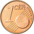 Luxemburgo, Euro Cent, 2005, SC, Cobre chapado en acero, KM:75