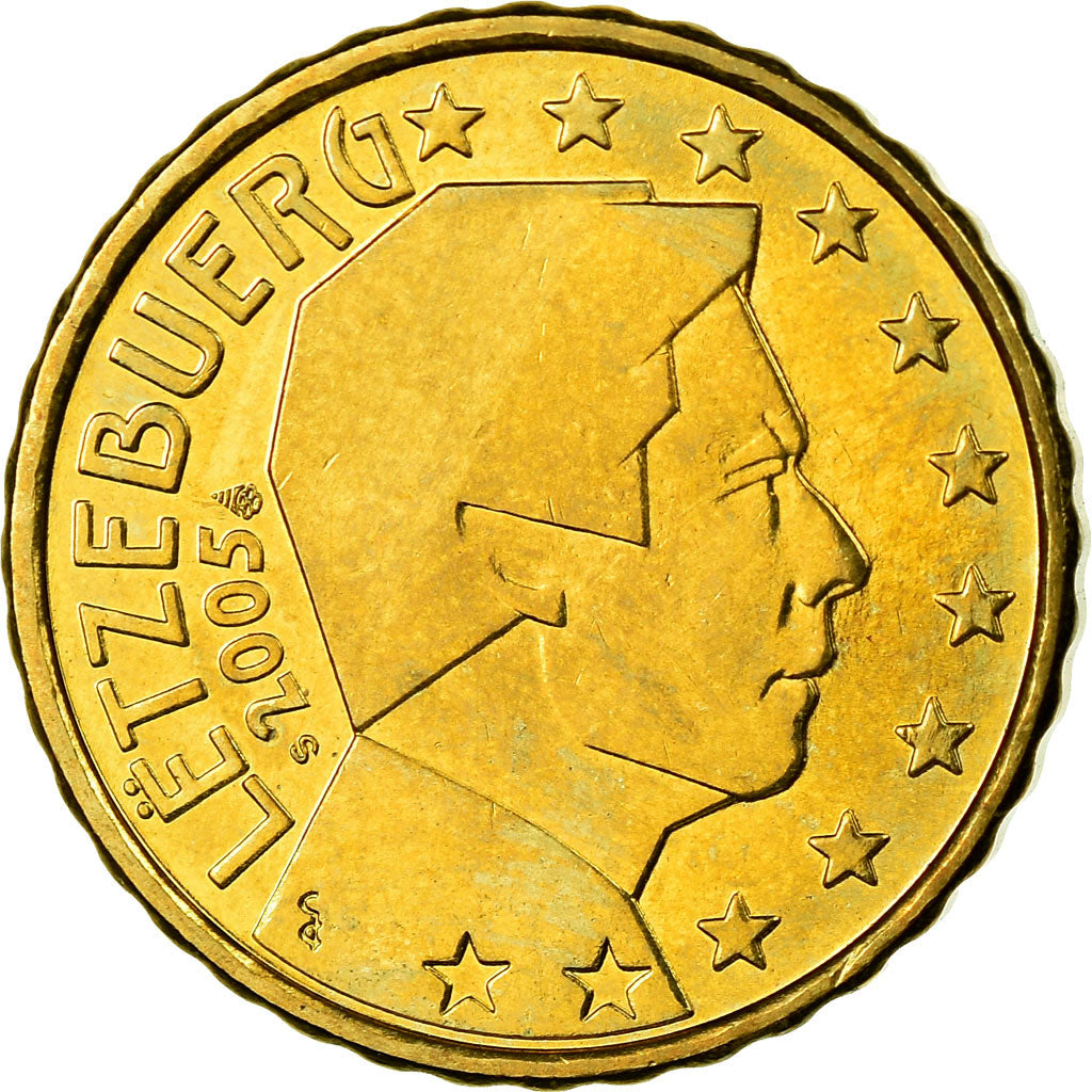 Lussemburgo, 10 Euro Cent, 2005, SPL, Ottone, KM:78