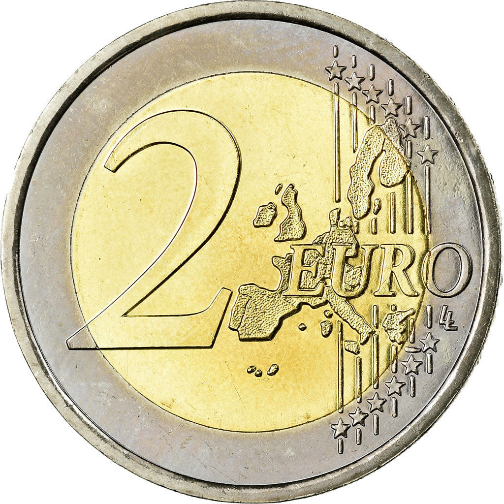 France, 2 Euro, 2004, MS(63), Bi-Metallic, KM:1289