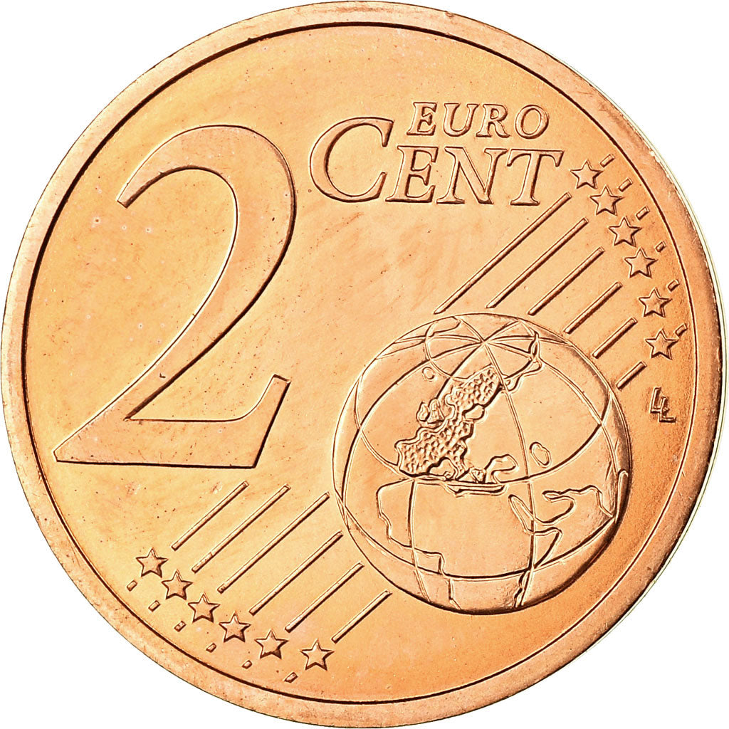 France, 2 Euro Cent, 2005, SPL, Copper Plated Steel, KM:1283