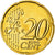 France, 20 Euro Cent, 2005, MS(63), Brass, KM:1286