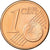 França, Euro Cent, 2006, MS(63), Aço Cromado a Cobre, KM:1282