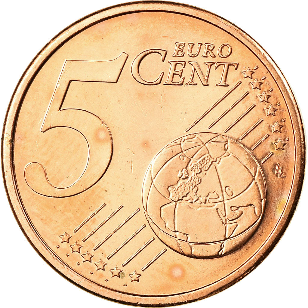 France, 5 Euro Cent, 2006, SPL, Copper Plated Steel, KM:1284