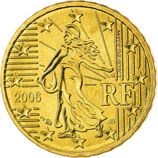 Francia, 10 Euro Cent, 2006, SPL, Ottone, KM:1285