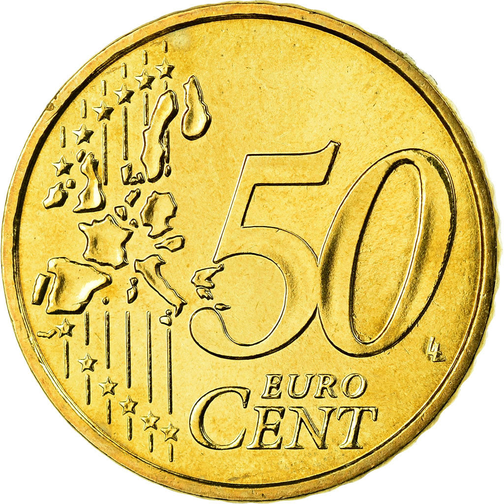 France, 50 Euro Cent, 2006, MS(63), Brass, KM:1287