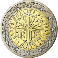 France, 2 Euro, 2006, MS(63), Bi-Metallic, KM:1289