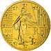 France, 50 Euro Cent, 2007, MS(63), Brass, KM:1412