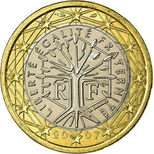France, Euro, 2007, MS(63), Bi-Metallic, KM:1413