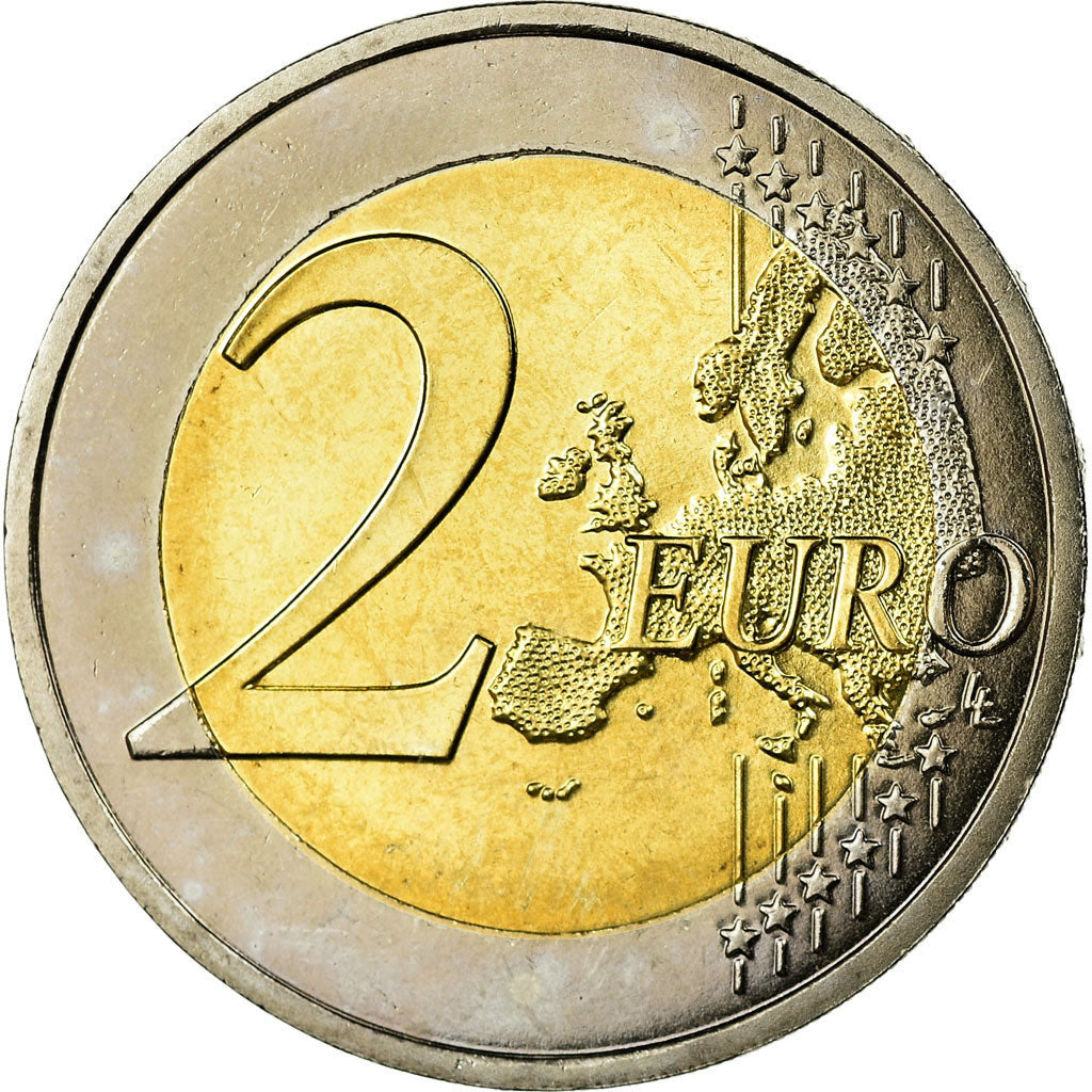 France, 2 Euro, 2007, MS(63), Bi-Metallic, KM:1414