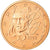 França, 2 Euro Cent, 2008, MS(63), Aço Cromado a Cobre, KM:1283