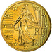 France, 50 Euro Cent, 2008, MS(63), Brass, KM:1412