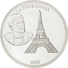 FRANCE, History, The Fifth Republic, Medal, MS(65-70), Silver, 36, 14.00