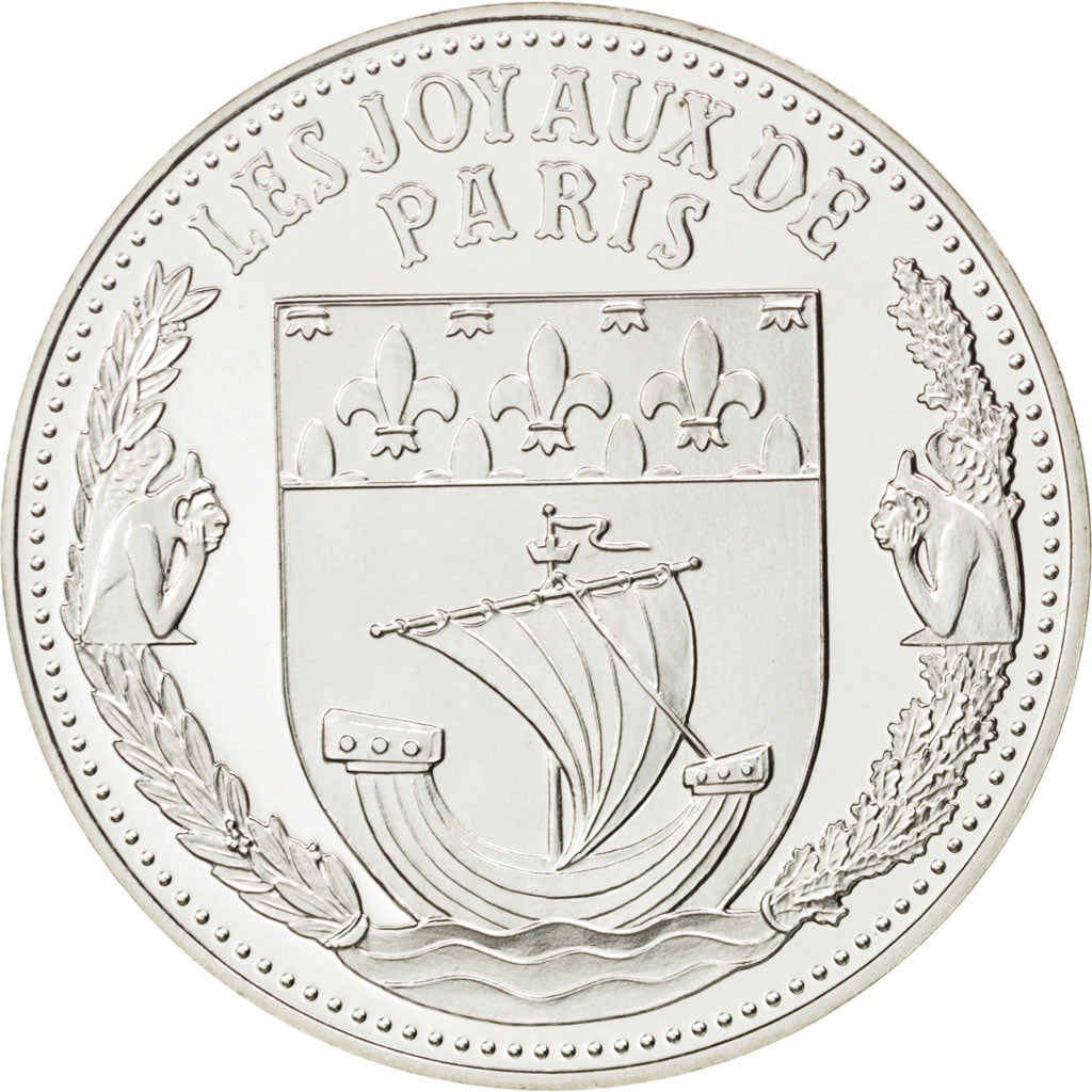 FRANCE, History, The Fifth Republic, Medal, MS(65-70), Silver, 36, 14.00