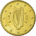 REPÚBLICA DA IRLANDA, 10 Euro Cent, 2003, AU(55-58), Latão, KM:35