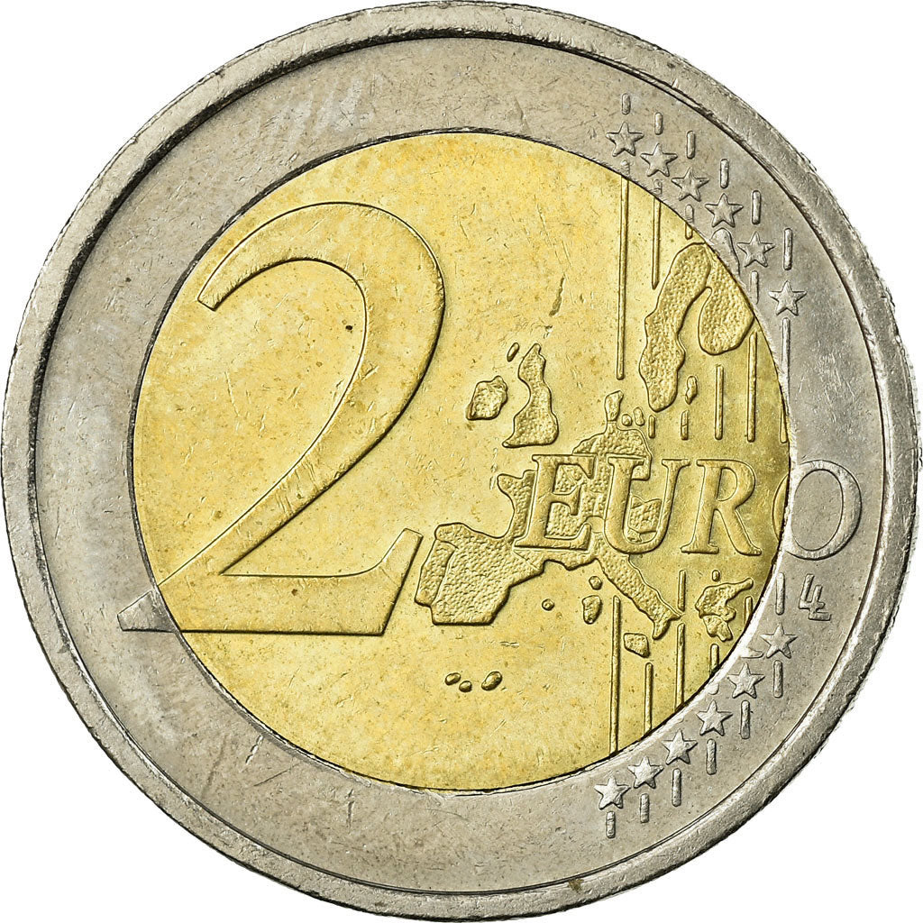 IRELAND REPUBLIC, 2 Euro, 2003, EF(40-45), Bi-Metallic, KM:39