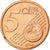 REPUBBLICA D’IRLANDA, 5 Euro Cent, 2005, SPL, Acciaio placcato rame, KM:34