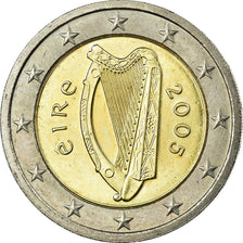 IRELAND REPUBLIC, 2 Euro, 2005, AU(55-58), Bi-Metallic, KM:39