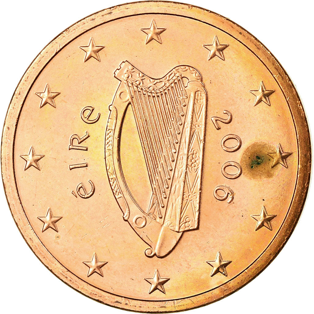 IRELAND REPUBLIC, 5 Euro Cent, 2006, UNZ, Copper Plated Steel, KM:34