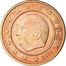 Belgium, 2 Euro Cent, 2004, AU(55-58), Copper Plated Steel, KM:225