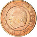 Bélgica, 2 Euro Cent, 2004, AU(55-58), Aço Cromado a Cobre, KM:225