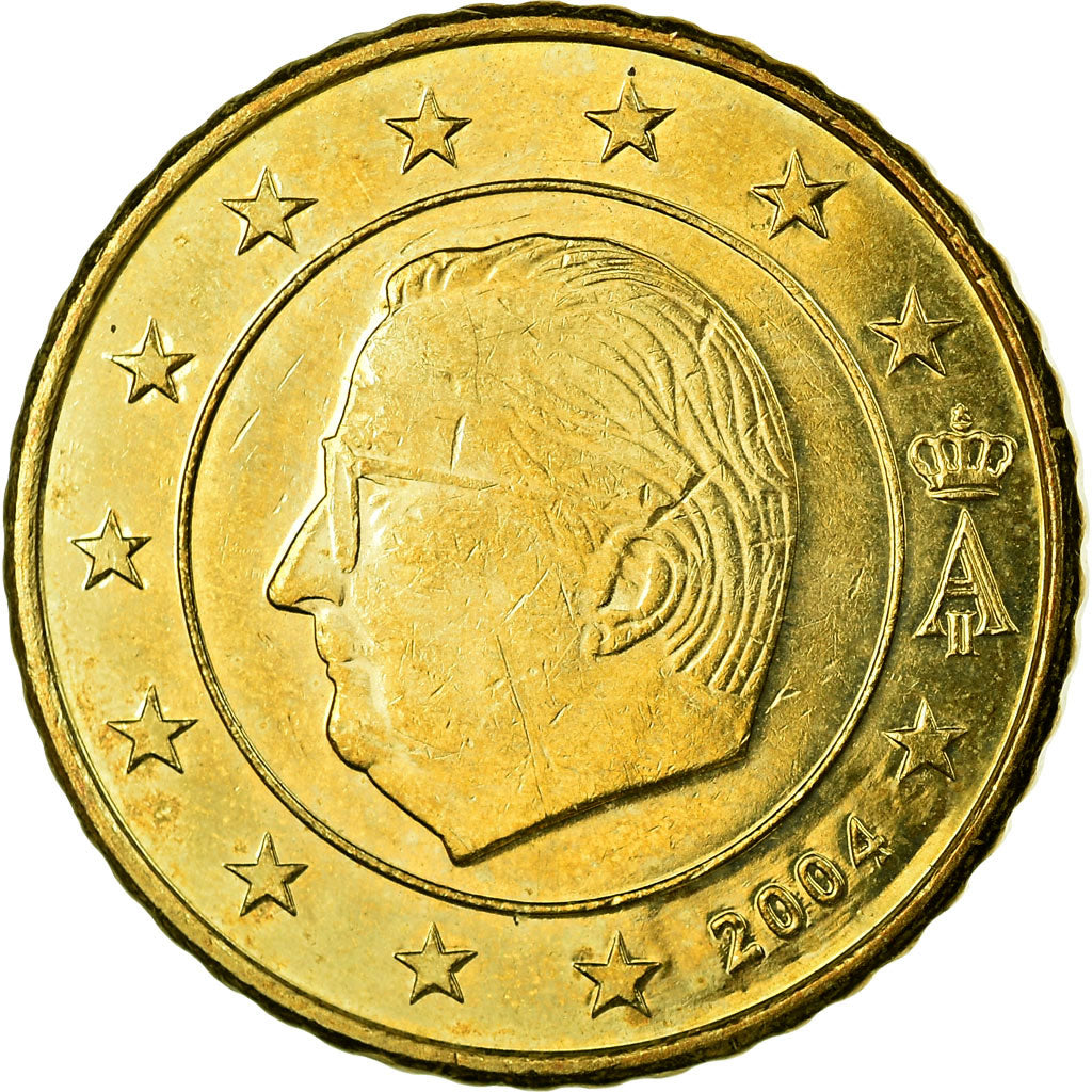 België, 50 Euro Cent, 2004, ZF, Tin, KM:229