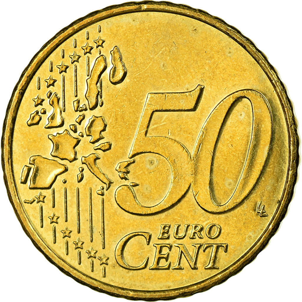 België, 50 Euro Cent, 2004, ZF, Tin, KM:229