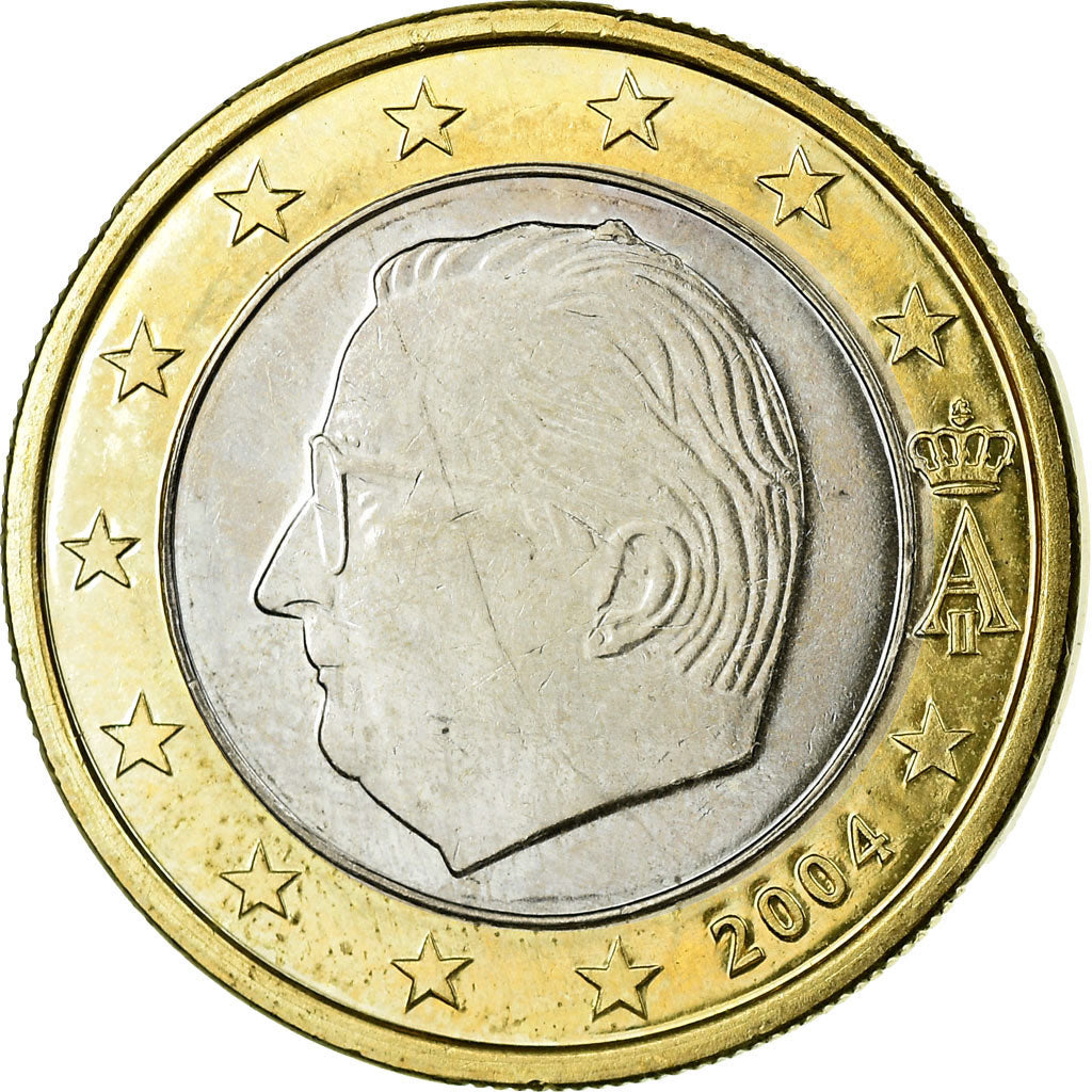 Belgium, Euro, 2004, EF(40-45), Bi-Metallic, KM:230