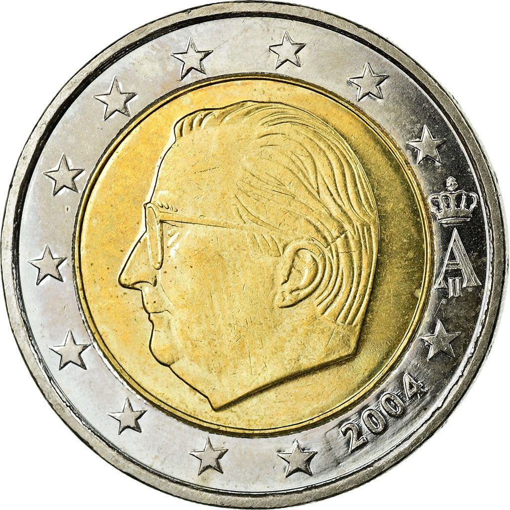 Belgium, 2 Euro, 2004, EF(40-45), Bi-Metallic, KM:231