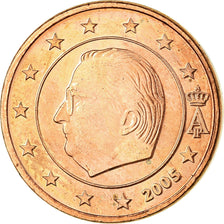 Belgium, Euro Cent, 2005, AU(55-58), Copper Plated Steel, KM:224