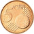 België, 5 Euro Cent, 2005, UNC-, Copper Plated Steel, KM:226