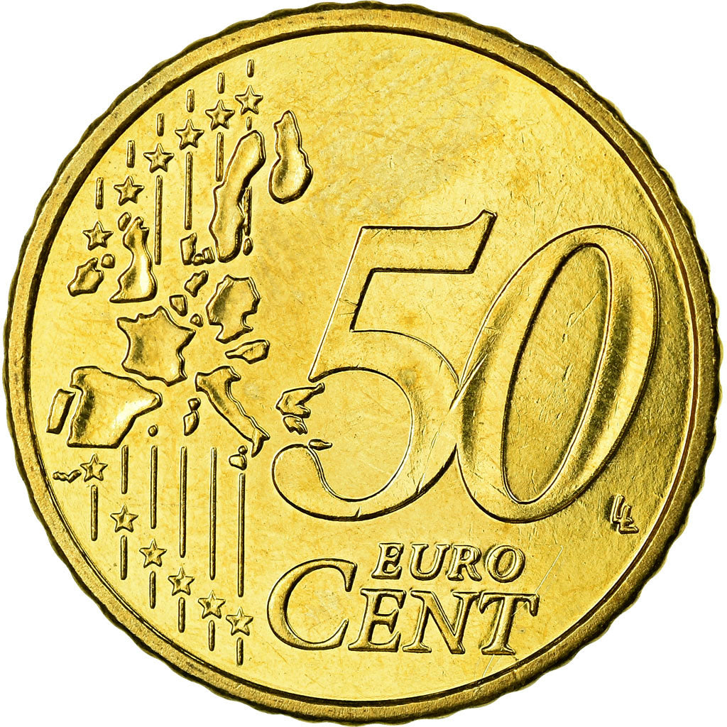 Belgium, 50 Euro Cent, 2005, AU(55-58), Brass, KM:229