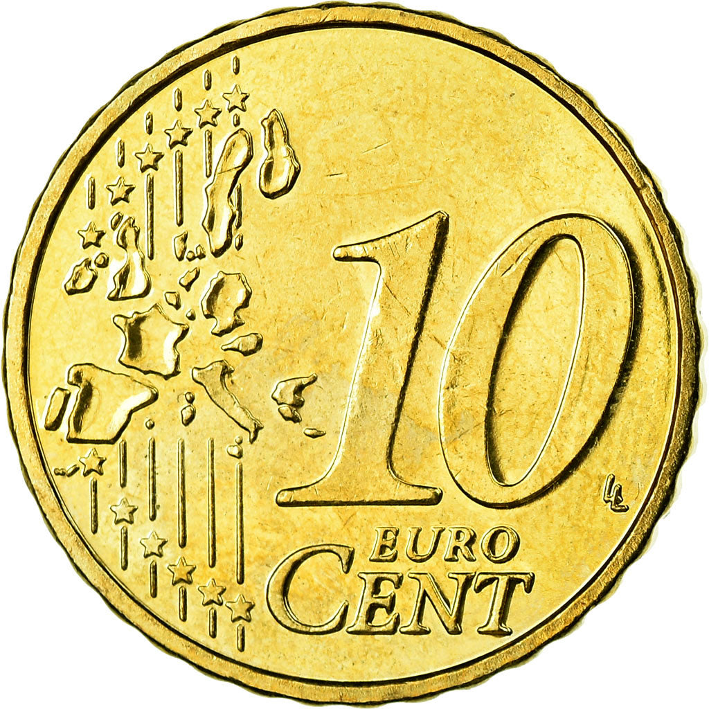 Belgium, 10 Euro Cent, 2006, AU(55-58), Brass, KM:227