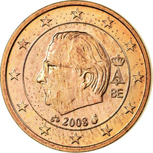 Belgium, Euro Cent, 2008, MS(63), Copper Plated Steel, KM:274
