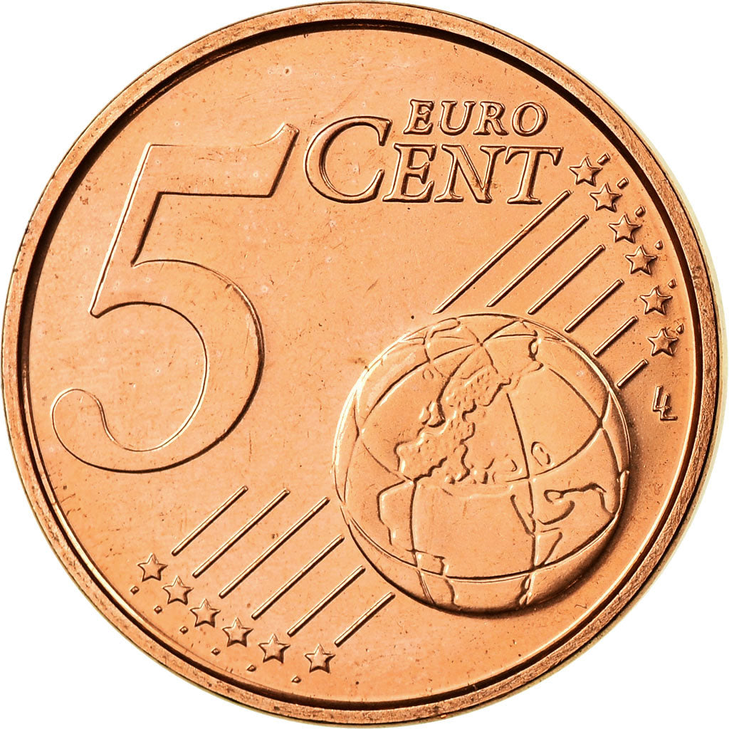 Belgio, 5 Euro Cent, 2008, SPL, Acciaio placcato rame, KM:276