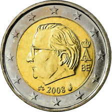 Belgium, 2 Euro, 2008, MS(63), Bi-Metallic, KM:281