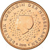 Paesi Bassi, Euro Cent, 2011, FDC, Acciaio placcato rame, KM:234
