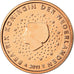 Niederlande, 2 Euro Cent, 2011, STGL, Copper Plated Steel, KM:235