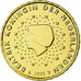 Holandia, 10 Euro Cent, 2011, Utrecht, MS(65-70), Mosiądz, KM:268