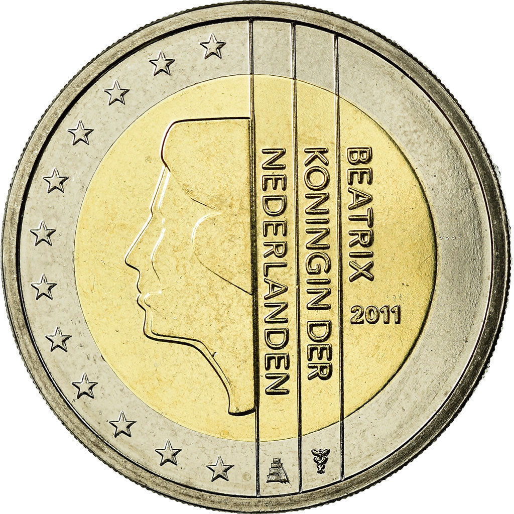 Netherlands, 2 Euro, 2011, MS(65-70), Bi-Metallic, KM:272